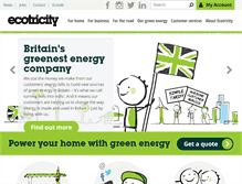 Tablet Screenshot of ecotricity.co.uk
